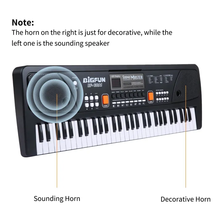 BIGFUN%2061%20Keys%20USB%20Electronic%20Organ%20Kids%20Electric%20Piano%20with%20Microphone%20Black%20Digital%20Music%20Electronic%20Keyboard%20with%20LED%20Display-black%20-%20Image%206