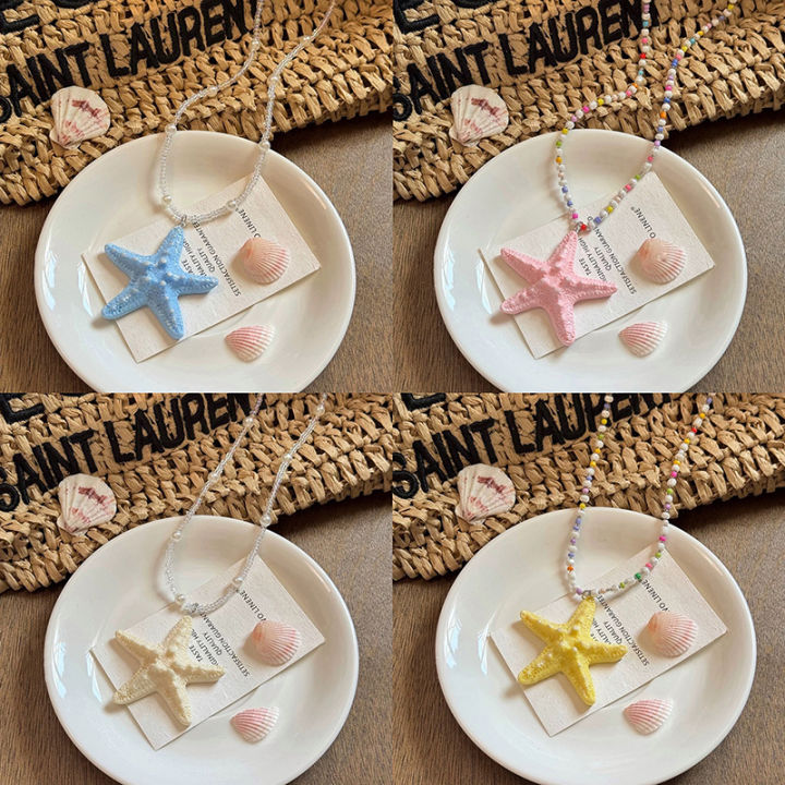 Fashion%20Summer%20String%20Haihai%20Star%20Pendant%20Necklace%20For%20Women%20Girls%20Seaside%20Vacation%20Jewelry%20Accessories%20Birthday%20Gifts%20Sunlight%20Super%20Store%20-%20Image%206