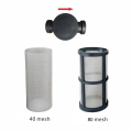 2PCS 1 Inch Garden Watering Irrigation Filter Aquaculture Fish Tank Water Pump Filter Car Washing Water Pipe Strainer Easy Install. 