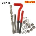 30Pcs/Set New Metric Thread Thread Repair Insert Kit M5 M6 M8 M10 Helicoil Stainless Steel Car Pro Coil Tool Thread Repair Tool Auto Car Accessory. 