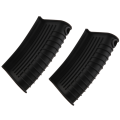 Thickened Silicone Pan Handle Cover Insulation Cover Pan Ear Clip Cast Iron Pan Frying Pan Wok Handle Holder,Black,2PCS. 