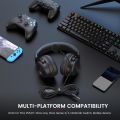 EKSA E900 Wired Stereo Gaming Headset-Over Ear Headphones with Noise Canceling Mic, Detachable Headset Compatible with PS4, PS5, PC, Laptop. 