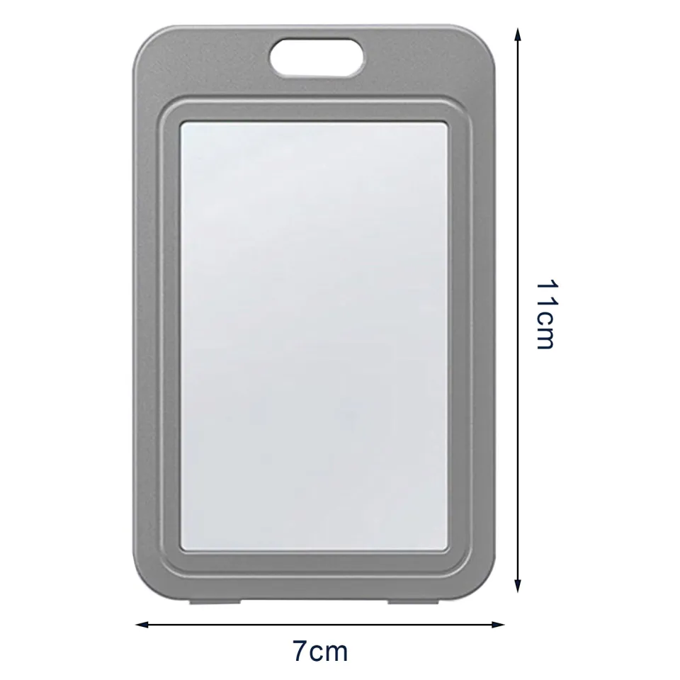 Fuutreo 80-Pack Horizontal ID Badge Holders - Hard Plastic, Frosted Sleeves With Grippers For Cards & Passes