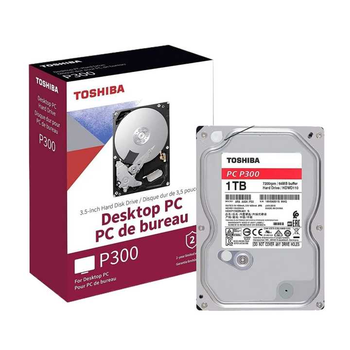 Toshiba Internal Hard Disk 128MB 7200RPM SATA Interface 3.5-Inch HDD PC Hard Drives 1TB to 6TB