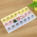 7 Day 21 Slots Pill Medicine Storage Box Pill Vitamins Organizer Box. 