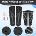 Foot Mats Footrest Footboard for Racing X 150 RKS150 Black. 