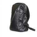 Pu leather Men School, College And Laptop Backpack. 