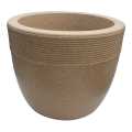 Gamala/Flower pot Jaguar Cool Pot 17 Inch With Tray SEND STONE -Gamala. 