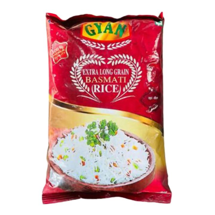Gyan Extra Long Grain Basmati Rice 1 Kg | Daraz.com.np