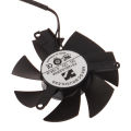 1 Pair FS1250-S2053A 0.19A GPU VGA Video Cooler Graphics Card Fan For GTX 1650 1630 GTX1650 D6 OC Low Profile 4G Cards Cooling Netiie. 