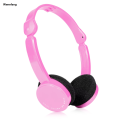 Wenefang 【New design】3.5mm Wired Over-Ear Headphones Foldable Sports Headset Portable Music Earphones For Kids Mp4 Mp3 Smartphones Lap. 