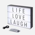 Cinematic LED Lightbox Replacement Letters &numbers Signs Black For A4 Magiglow Light Up Letter Box Sign Message Board. 