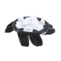 42Pcs Golf Shoe Spikes Pins Non-Slip Turn Fast Twist Screw Spike Accessories Golf Supplies Black + White. 
