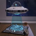 UFO Spacecraft Ornament Puzzle Building Block Ship Aerospace Science Assembly Model. 