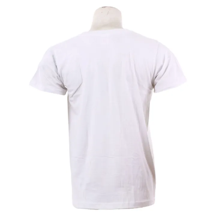 White%20Round%20Neck%20Half%20Sleeve%20Plain%20T-Shirt%20For%20Men%20-%20Image%205