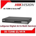 Hikvision 4-ch Mini 1U NVR (DS-7104NI-Q1/M). 