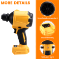 For 18V 20V Battery Multifunction Cordless Air Duster Air Pump Handheld Brushless Compressed Air Pump Air Blower. 