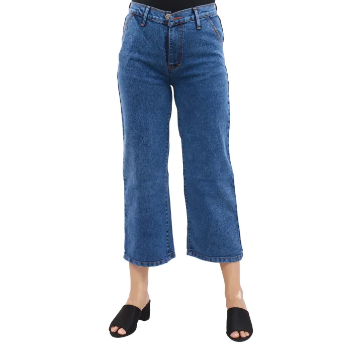 Attire%20Nepal%20Women'S%20Blue%20Wide%20Boyfriend%20Straight%20Loose%20Jeans%20Pant%20(P-2921)%20-%20Image%202