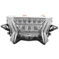 Motorcycle Turn Signals Light Blinker Indicator Rear Lights Brake Light Led Taillight For S1000R Hp4 S1000Rr 2010-2016 black. 