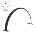 Half Moon Nail Desk Lamp Beauty Salon Work Fill Light 3 Color Temperature 2700k-6500k Lash Light for Nail, Lash, Tattoo, Skincare Black UK Plug. 