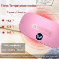 Menstrual Heating Pad Electric Warm Uterus Reduce Menstrual Stomachache Back Belly Pain Relief Waist Belt Hot Compress. 