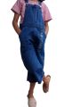 Denim Three Fourth Dungaree - Rocky Quarter For 9 - 11 Years Girls. 