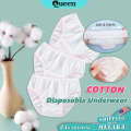 100% Cotton Breathable Plus Size Womens Disposable Underwear / Maternity Panties. 