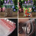 Resealable 7/9 Inch Zip Lock Pouch Bags (7 INCH Width X 9 INCH Height, 50 Pieces, Transparent Ziplock. 