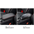 Car Center Armrest Box Panel Trim for CLA C117 GLA X156 A Class W176 13-18 Protecting Covers Black Replacement. 