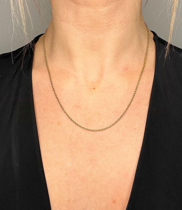 1%20Piece%20Stainless%20Necklace%20Elegant%20and%20Minimalist%20Gold%20And%20Silver%20Beaded%20Chain%20Necklace%20with%20Delicate%20Detailing%20%E2%80%93%20Timeless%20Lightweight%20Jewelry%20for%20Everyday%20Wear%20and%20Special%20Occasions"%20-%20Image%204
