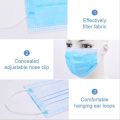 Pack Of 50pcs Blue Disposable Face Mask. 