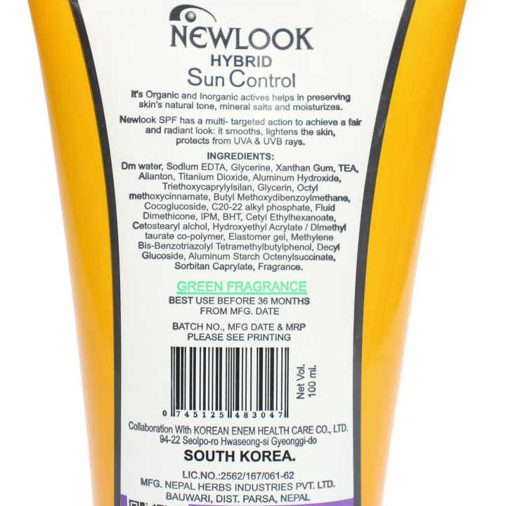 New%20Look%20Hybrid%20Sun%20Control%20%20Sunscreen%20Anti%20Sun%20Tan%20100ml%20SPF%2050%20-%20Image%204