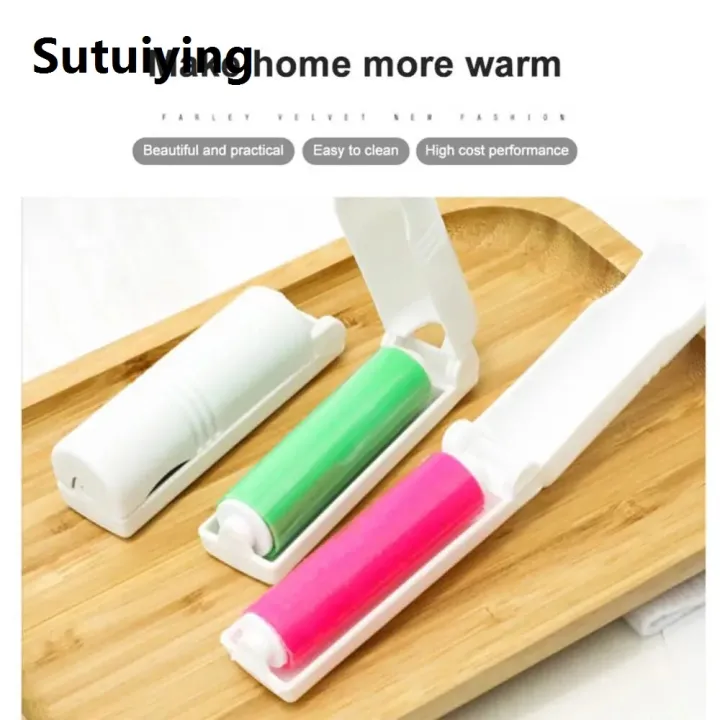 Sutuiying%20transparent%20bag%20Lint%20Rollers%20Water%20Sticky%20Pet%20Hair%20Remover%20Dust%20Catcher%20Suction%20Fluff%20Carpet%20Wool%20Sheets%20Clothes%20Cleaning%20Tool%20Washable%20Brushes%20-%20Image%206