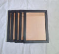 5-Piece Black A4 Size Photo Frame Set. 