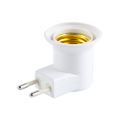 E27 LED Light Male Sochet Base Type to AC Power 220V EU Plug Lamp Holder Bulb Adapter Converter + ON/OFF Button Switch. 