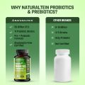Naturaltein Advanced Probiotics & Prebiotics 50 Billion CFUs- 60 Veg Capsules With Supports Digestive Health & Immune Health. 