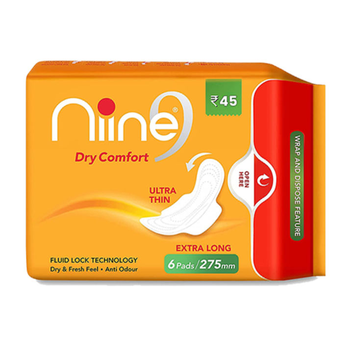 Niine%20Dry%20Comfort%20Ultra%20Thin%20Sanitary%20Pads%20(Pack%20of%206)%2036%20Pads%20-%20Image%203