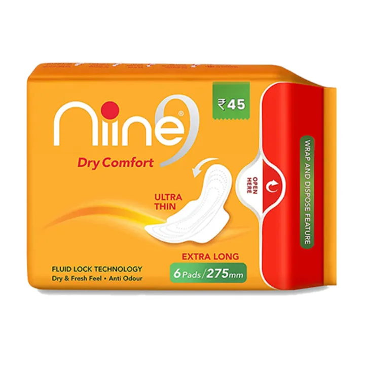 Niine%20Dry%20Comfort%20Ultra%20Thin%20Sanitary%20Pads%20(Pack%20of%206)%2036%20Pads%20-%20Image%203