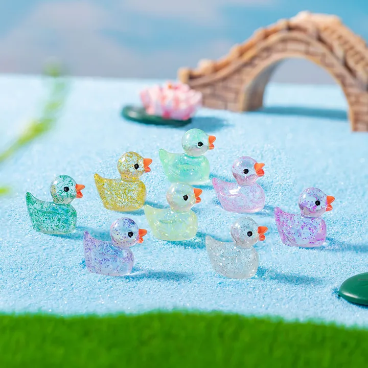 Mini%20Glitter%20Clear%20Duck%20Ornament%20Cute%20Resin%20Craft%20Desktop%20Colorful%20Duck%20Figure%20Figurine%20Statue%20Dollhouse%20Garden%20Microlandscape%20Decoration%20-%20Image%203