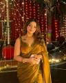 Latest Embroidered Bollywood Georgette Saree Gold color | Trendy Party & Festive Wear | Traditional Ethnic Fashion | Buy Online. 