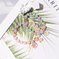 Beaded Daisy bracelet Stylish New fashion Different colors  bead bracelet Women/girls DIY Good luck bracelet for  wear Party accessory Gift for friend Lucky charm Boho style. 