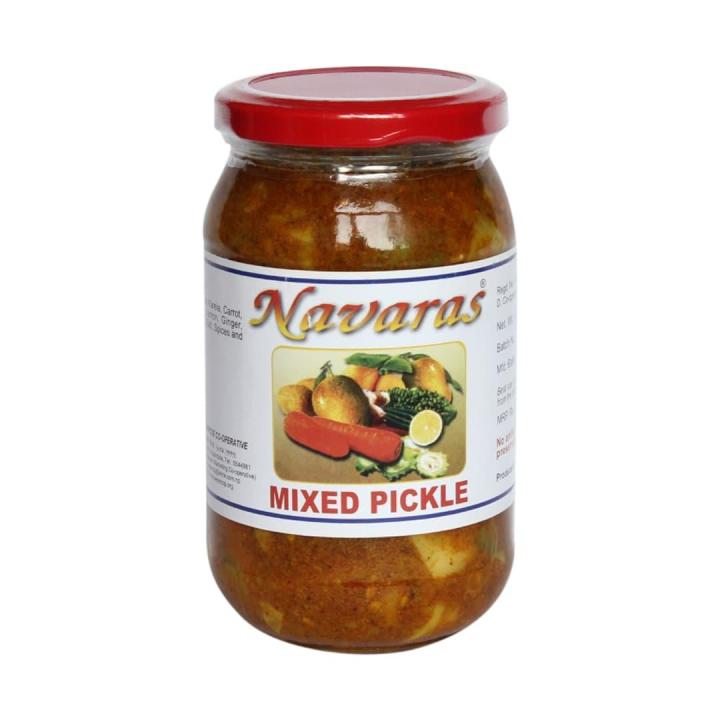 Navaras Mixed Pickle - 400g (Fair Trade Product)