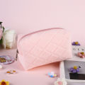 Zipper Large Color Velvet Makeup Bag Cosmetic Bag Organizer Travel Washing Pouch. 