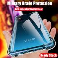 lthmy for Vivo V15 Pro 1818 Soft Gel Jelly Case Transparent Full Protective Anti-Scratch Resistant Back Cover Skin. 