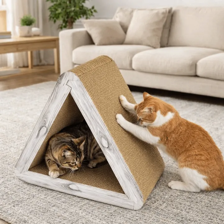 Cat Rim Board Cat Board Cushion Folding Cat Scratching Board Wear-Resistant ...