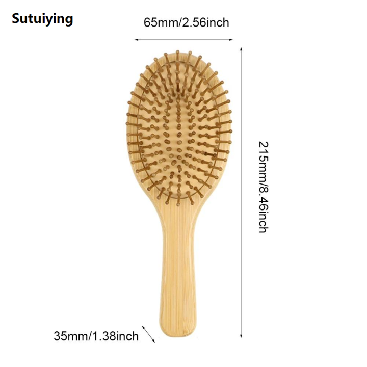 Sutuiying%20Detangling%20Hairbrush%20Bamboo%20Bristles%20Detangling%20Hairbrush%20Natural%20Luxury%20Wooden%20Bamboo%20Hair%20Brush%20for%20Long%20Curly%20Thin%20Short%20Dry%20Hair%20-%20Image%207