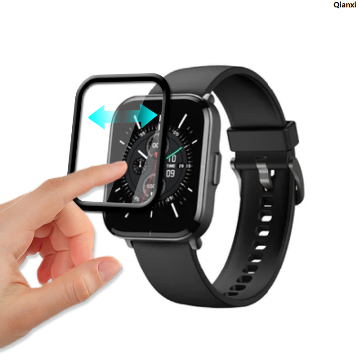 QianxiOriginal%203D%20Curved%20Soft%20Edge%20Protective%20Film%20Smartwatch%20Cover%20For%20Colmi%20P68/C81/C63/C61/C60/C80/P28%20Plus%20Smart%20Watch%20Screen%20Protector%20-%20Image%203