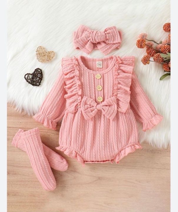 Baby Girl Ruffle Sleeveless Romper Lace Floral Backless Cotton