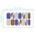 Nail Stickers Fashion Nail Polish Self Adhesive Manicure Decoracion Nail Strips Nail Sticker Set Nail Accesoires Cologo. 