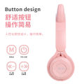【Whoever it, who it】MZY08M Cat Luminous Headset Bluetooth Headset Subwoofer Wireless Foldable Universal Headset. 